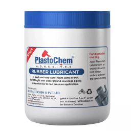 PlastoChem 1000 g Plastic Container Milky White Rubber Lubricant-image-77