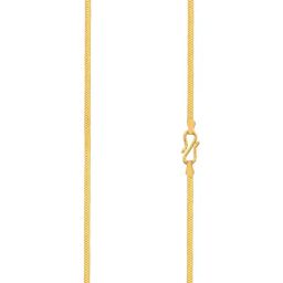 Malabar Gold and Diamonds 22K (916) BIS Hallmark Yellow Gold Chain for Unisex-23