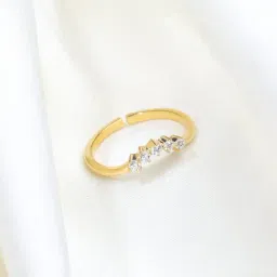 GIVA 925 Silver Golden Eternity Ring for Women & Girls-image-71