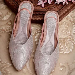 sneakers villa Women Leather Embroidered Backstrap Mules Flats-image-28