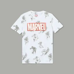 Fame Forever by Lifestyle Boys White Cotton Character Based T-Shirt-image-49