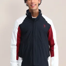 U.S. Polo Assn. Men Colourblocked Sporty Jacket-picture-16