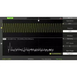RS PRO RSDS1152CML+ Bench Oscilloscope 150 MHz 2 Analogue Channels With UKAS Calibration, 1236643 image 2