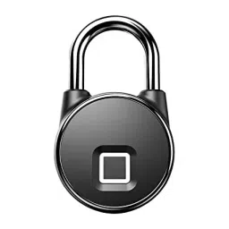 OKOS Fingerprint Lock with Bluetooth Support Metal Smart Padlock with USB Charging for Home-11