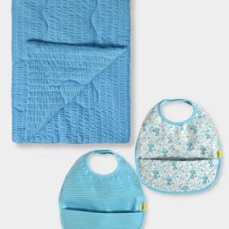 MiArcus Baby New Born Essentials Gift Set Hamper Including Blanket & Bibs-image-52