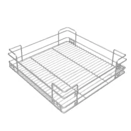 Godrej 445x485x100 mm Plain Basket ‎Stainless Steel Chrome Plated, 3889-image-5