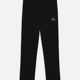 Puma Boys Puma Black Cotton Solid Pants-image-59