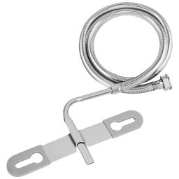 GENERIC Jet Spray Multy 1 m Steel Chrome Finish Wall Mounted for Bathrooms, Toilets, ID_SS_019-46