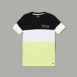 Fame Forever by Lifestyle Boys Multi Cotton Color Block Pattern T-Shirt-picture-7