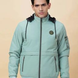 Being Human Blue Slim Fit Hooded Jacket-picture-22