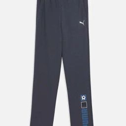 Puma Boys Grey Cotton Solid Full Sleeves Pants-image-17