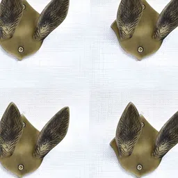 IndianShelf Bronze-Toned 4 Piece Aluminium Rabbit Ear Heavy Items Hooks For Kitchen Hanger-picture-11