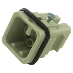 Harting Heavy Duty Connector Inserts / Modules INSERT, MALE, HAN8D, CRIMP, 0936 008 3001-25