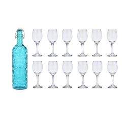 SOMIL Blue Glass Airtight Can Bottle-image-97