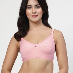 LILY Pack Of 4 Solid Full Coverage Regular Everyday Bra akihdar image 4