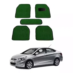 Auto Pearl HD5M124 PVC and Plastic Standard Mat for Verna 2005-2015 (Green)-picture-39