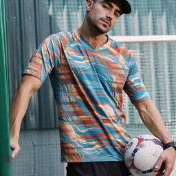 Campus Sutra Men Abstract Printed Regular Fit T-shirt-picture-12