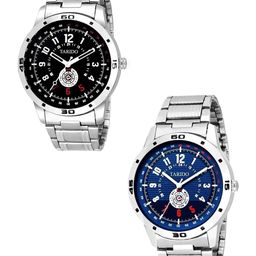 TARIDO Men Pack of 2 Round Dial & Bracelet Style Analogue Watch Combowatch_TD9014SM014-12