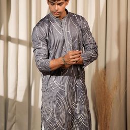 Rawayi Men Printed Kurta-image-52