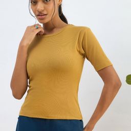 SASSAFRAS BASICS Women Slim Fit T-shirt-image-21