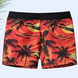 Kookie Kids Swimming Trunks Beach Theme Print - Multicolour-image-8