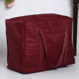 Hosta Homes  Under Bed Storage Parachute Material Zipper Bag Pack of 1 Maroon-image-23