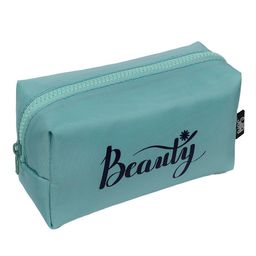 QIPS Rectangular Beauty Cosmetic Pouch - Turquoise-image-75