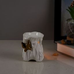 TAYHAA White & Yellow Textured Ceramic Aroma OilDiffusers-23