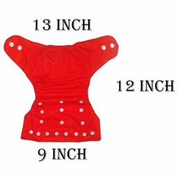 Sparkle Joy Free Size Reusable Cloth Diaper Without Insert Pack Of 7 - Multicolor image 3