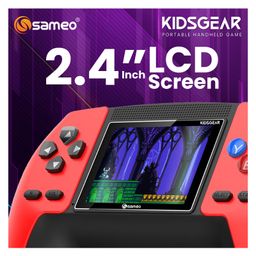 Sameo Kidsgear Controller Shaped Handheld Console Built-in 520 Retro Game - Graphite Grey image 4