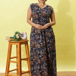 9shines Label Printed Maxi Nightdress-picture-27
