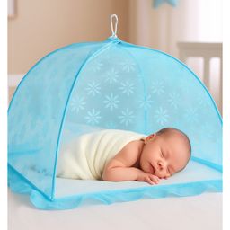 KIDS BASIC Baby Mosquito Net Large- Blue image 5