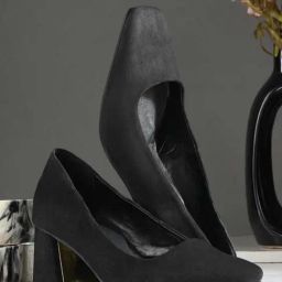 Carlo Romano Women's Black Casual Pumps-image-35