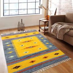 Romee Blue & Yellow Rug - Set of 1-image-22