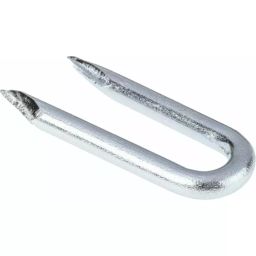 RS PRO Galvanised Netting Staples 50x5 mm 500 g Bag, 1701662 (Bag of 35 pcs)-48