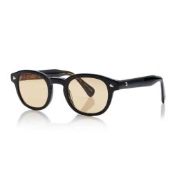 Shisen Fox Orange Round Unisex Sunglasses-image-88