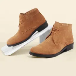 Fausto Men's Tan Chukka Boots-image-24