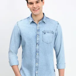Allen Solly Men Custom Solid Cotton Casual Shirt-picture-38