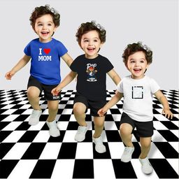 MITANSH Kids Pack Of 3 Printed T-Shirt With Shorts-image-99