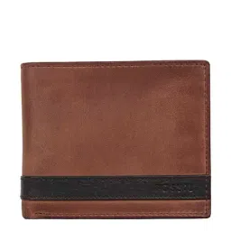 Fossil Quinn Brown Leather Casual Bi-Fold Wallet for Men-28