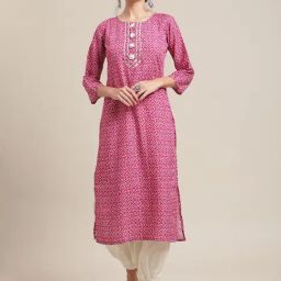Ksut Pink Gota Embellished Kurta-image-93