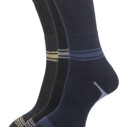 Dollar Multi Cotton Self Pattern Socks - Pack of 3-image-12