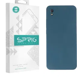 Sprig TPU Matte Back Cover for REDMI 9i (Blue)-image-42