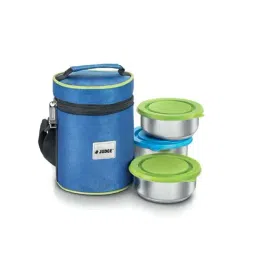 JUDGE Multicolor Stainless Steel Insulated Lunch Box Set with Bag-64