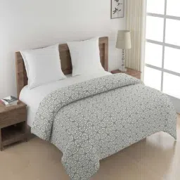 Swayam Ananda Grey Cotton 200 TC Double AC Comforter-38