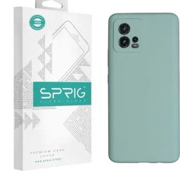 Sprig Liquid Silicone Back Cover for Motorola G72 (Green)-image-73