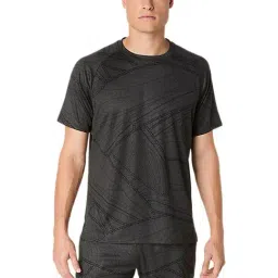 Asics Grey Regular Fit Printed Sports T-Shirt-picture-10