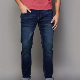 Bossini Dark Indigo Slim Fit Jeans-image-2