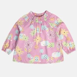 MINIKLUB Girls Pink Floral Print Full Sleeves Top-picture-30