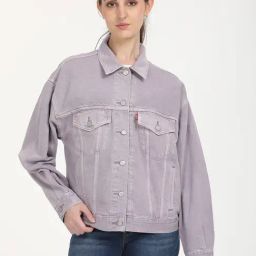 Levi's Purple Cotton Relaxed Fit Denim Jacket-picture-38
